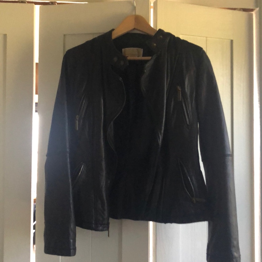 Leather jacket